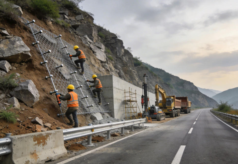 曲江公路道路护坡